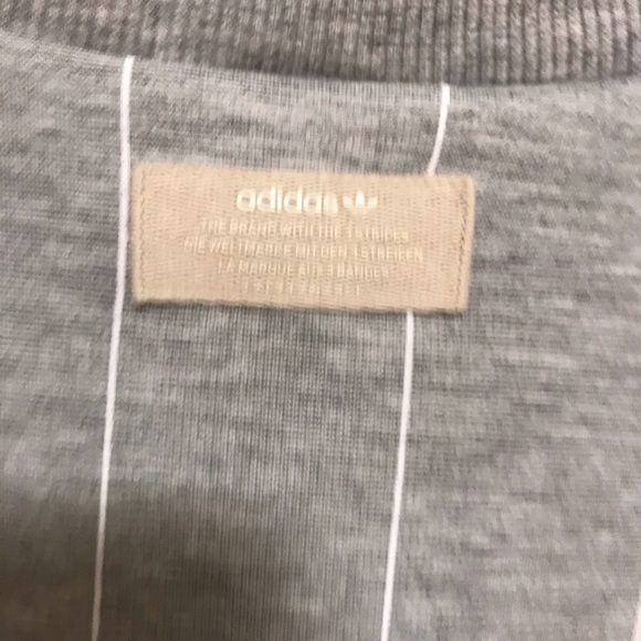 Adidas women’s short sleeve sweater striped small - Picture 6 of 10